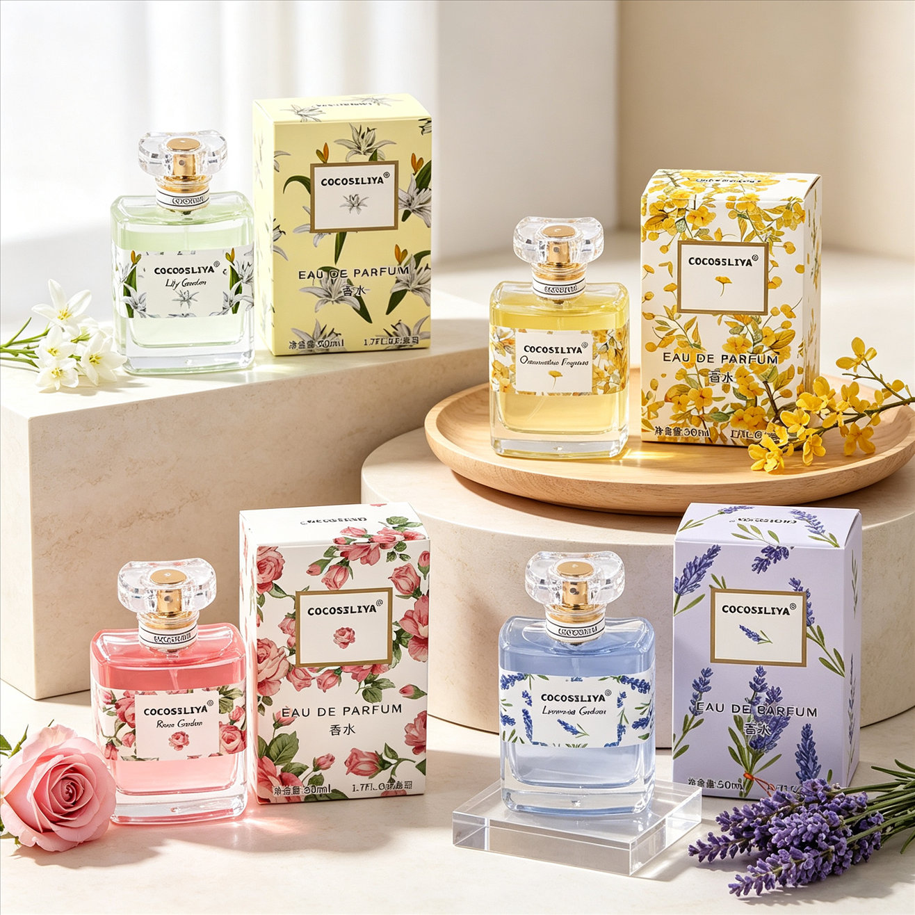 Women'S Perfume Rose Fragrance - Parfum Wanita, 1.7oz X 2 Pack,