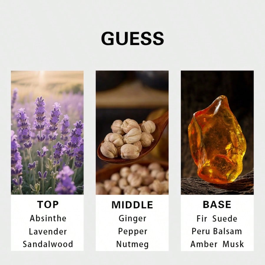 Guess Gold Men Eau De Toilette - Fragrance Perfume Note ulasan dan harga