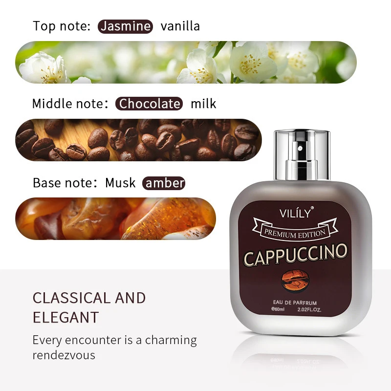 60Ml Cokelat Cappuccino Eau De - Fragrance Perfume Note ulasan dan harga